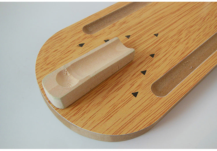 Mini Bowling Table Bois - Jeu Éducatif Enfant - Solide - Parent-Enfant