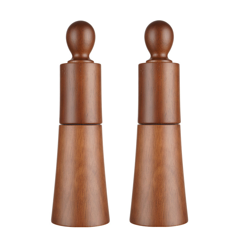 Moulin Poivre Bois Manuel - Céramique - Sel Poivre - Set Cuisine - Nouveau Design