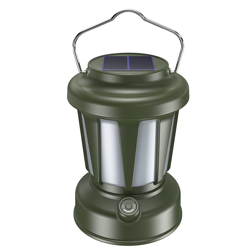 Lampe Camping Solaire LED Rechargeable - Multifonction - Ambiance Tente