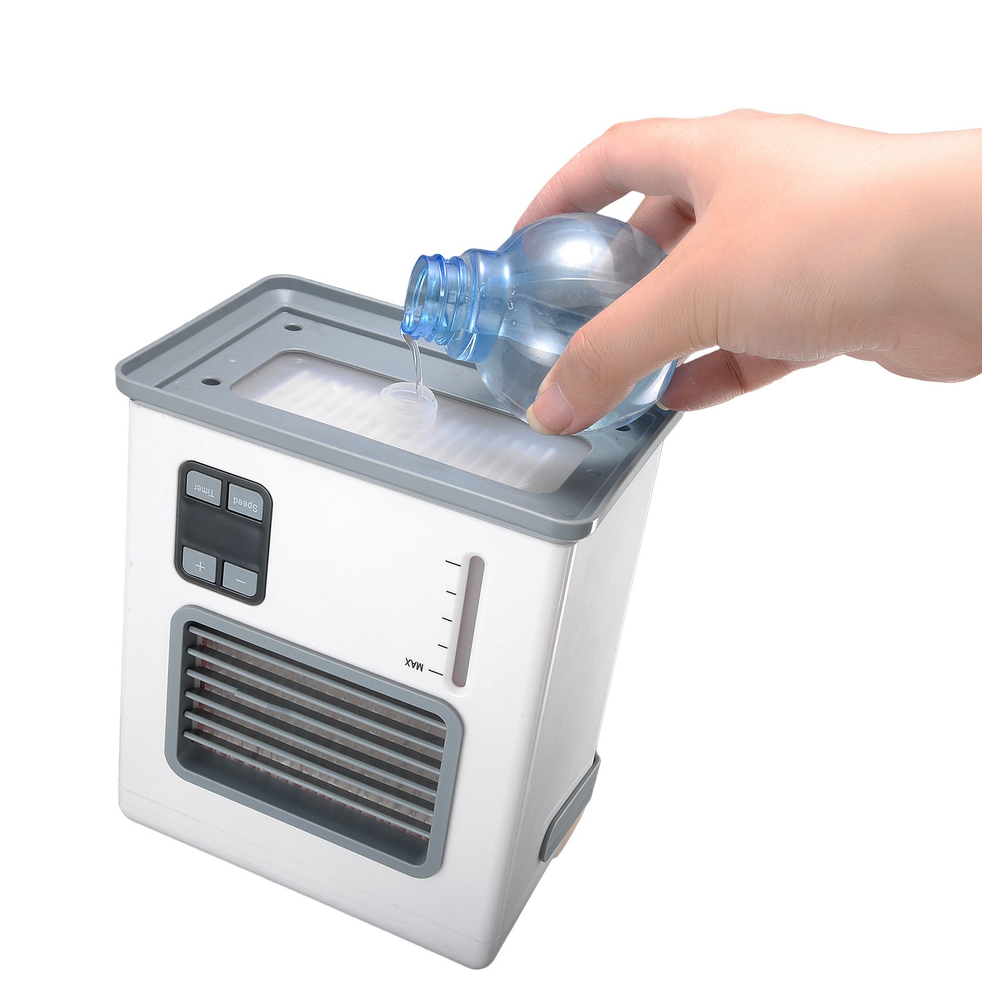 Refroidisseur Air Batterie + Secteur - Bureau - Digital - Blu Breeze
