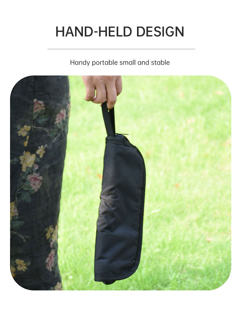Tabouret Pliant Alu Léger - Sac à Main - Camping Pêche - Portable
