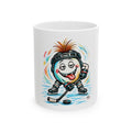 Tasse en céramique – Bonhomme joueur de hockey amusant
