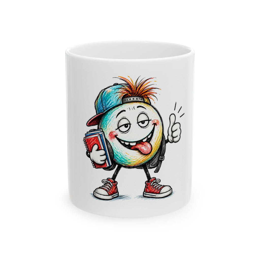 Tasse en céramique – Étudiant amusant HC (11 oz, 15 oz)