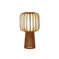 Lampe de Table Bambou Japonais - Fait Main - Design Simple et Moderne