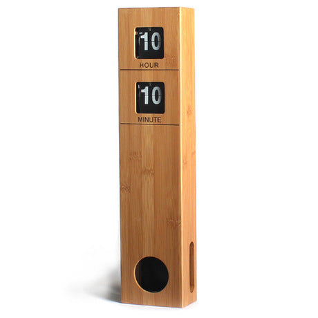 Horloge Murale en Bambou - Artisanale - Silencieuse - 30cm