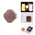 Lampe Accordéon Bois Rechargeable Papier Dupont - Lumière Ambiance - Organ