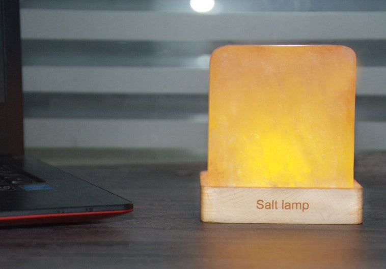 Veilleuse Bois Carrée - Lumière Nuit Bois
