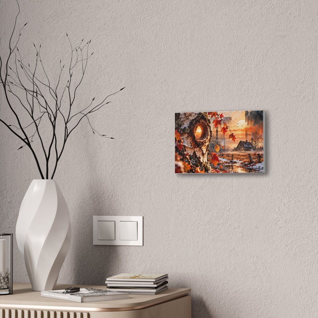 Lumière d’automne, souffle d’hiver – Toile murale