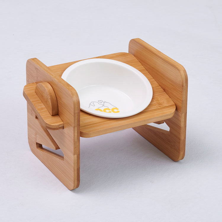 Support à Bols en Bambou - Simple et Double - Design Naturel Écologique
