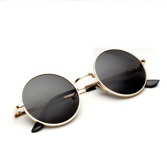 Lunettes de soleil rondes rétro vintage
