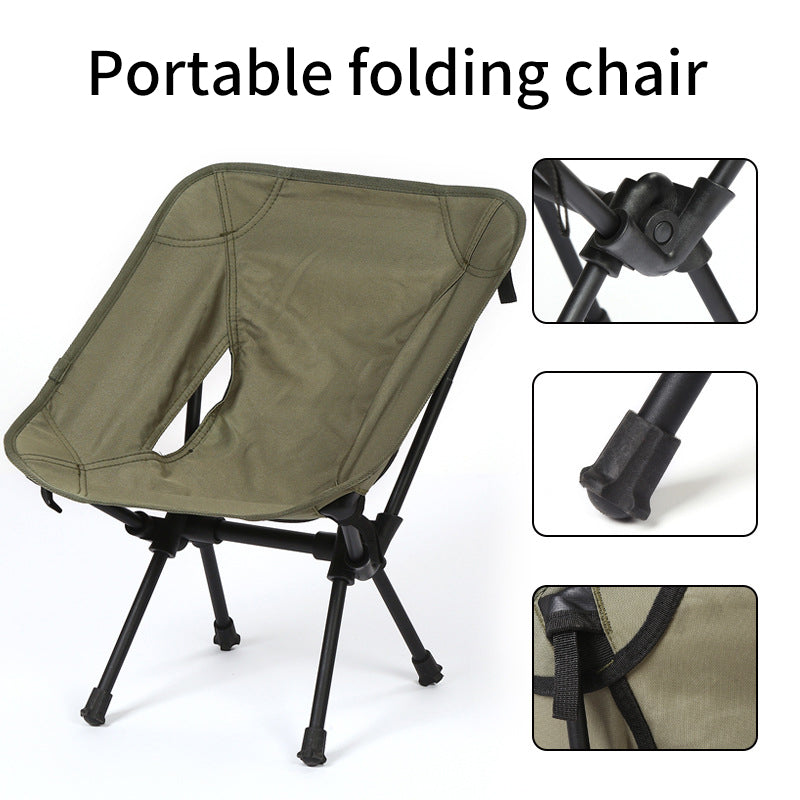 Chaise Camping Pliante Ultra Légère - Simple - Pêche Loisirs