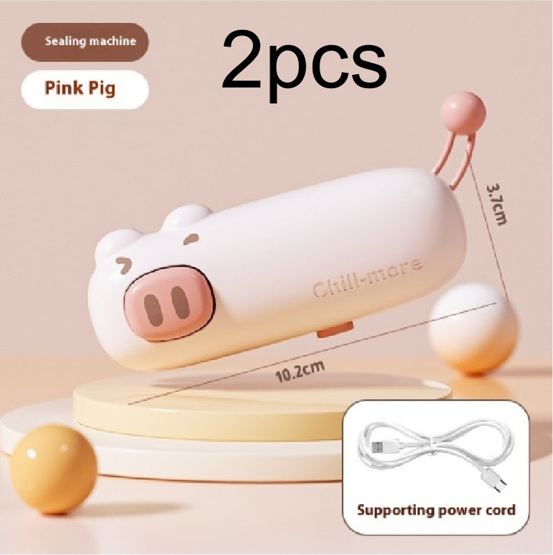 Mini scelleuse de sacs rechargeable USB avec coupe-sac
