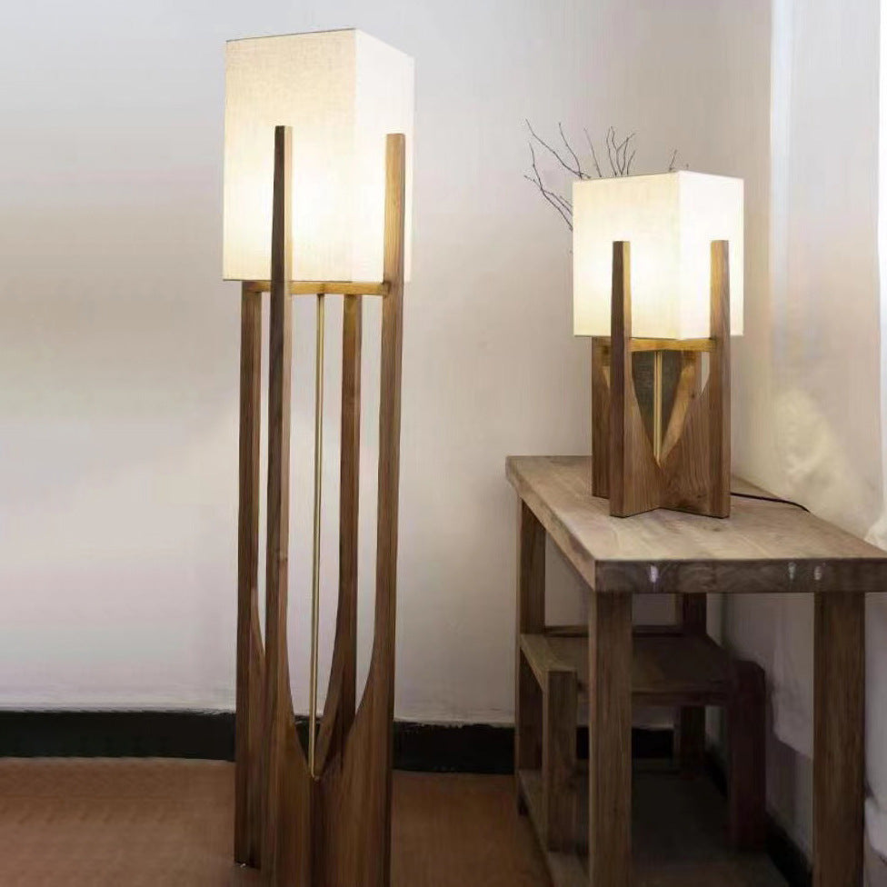 Lampe Table Bois Décorative Chevet Chambre - Bois - Décor Chambre