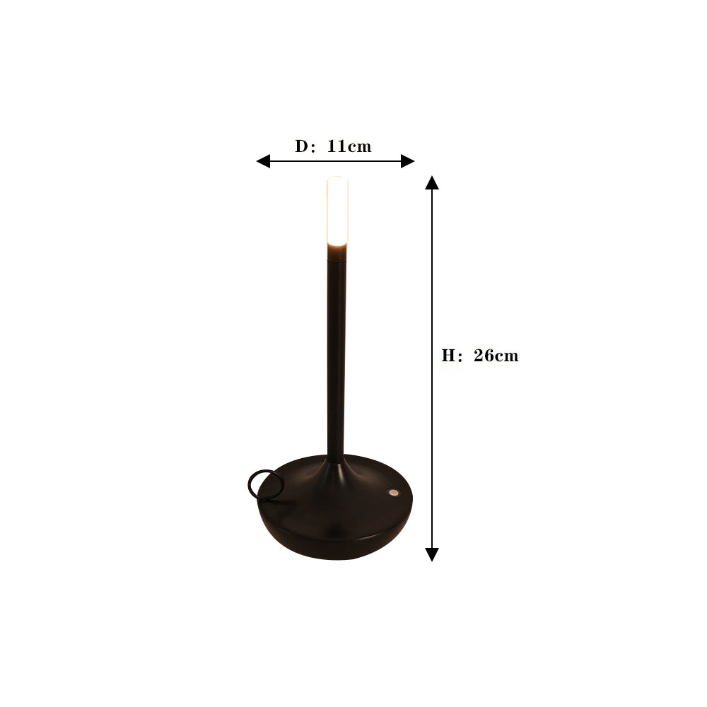 Base Lampe Table Métal Fer - Accessoire Rechargeable - Pied Lampe