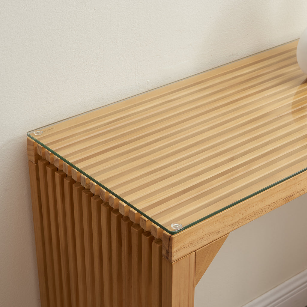 Ensemble Banc + Table Pin Nature - Petit - Entrée Salon Cuisine - Intérieur