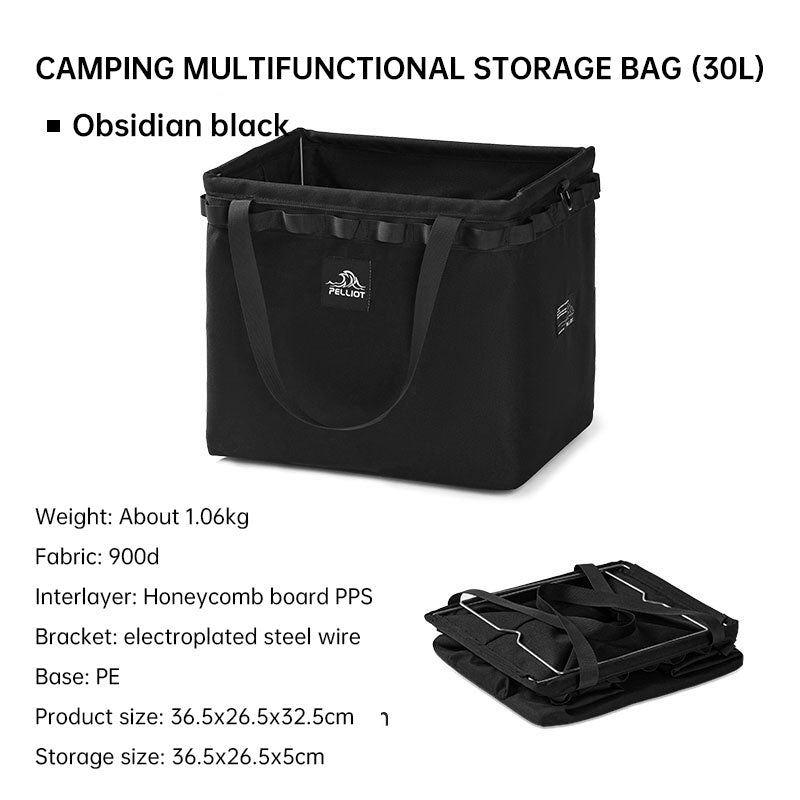 Sac Rangement Pliant Camping - Organisateur Carré - Vaisselle Équipement