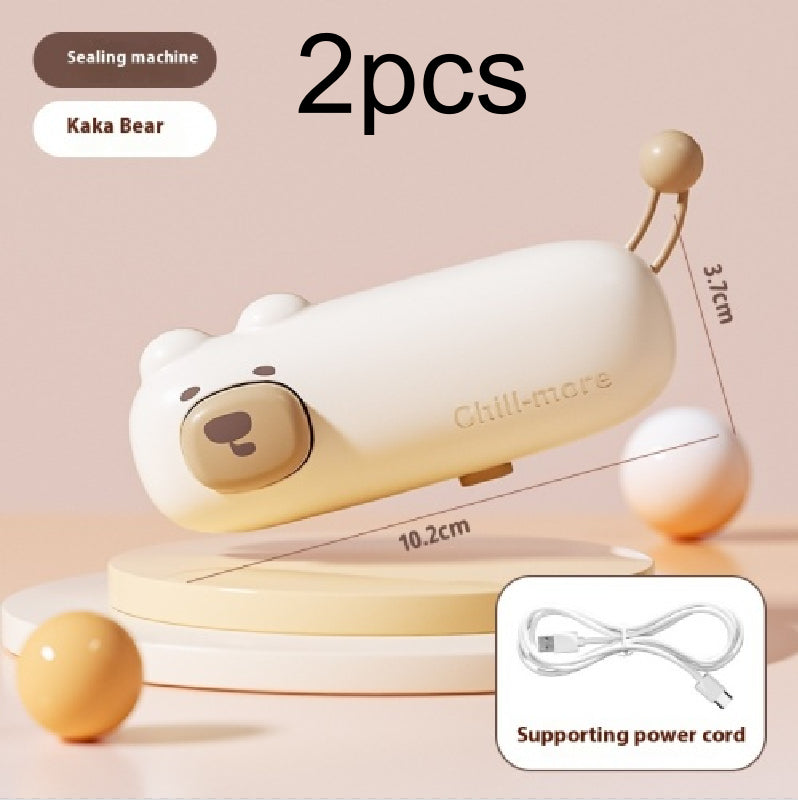 Mini scelleuse de sacs rechargeable USB avec coupe-sac