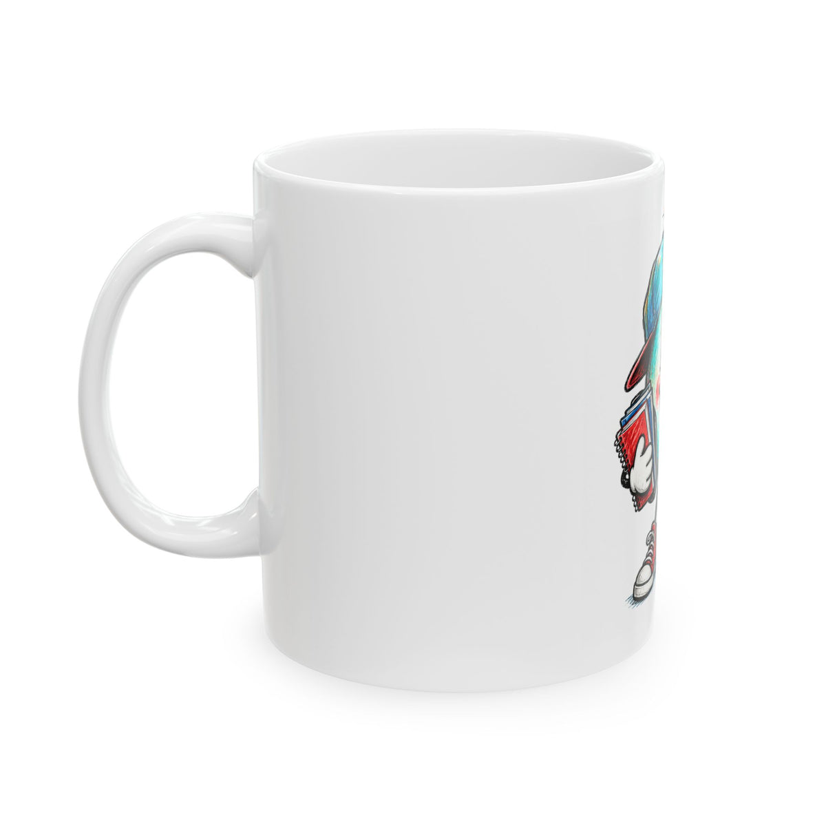 Tasse en céramique – Étudiant amusant HC (11 oz, 15 oz)