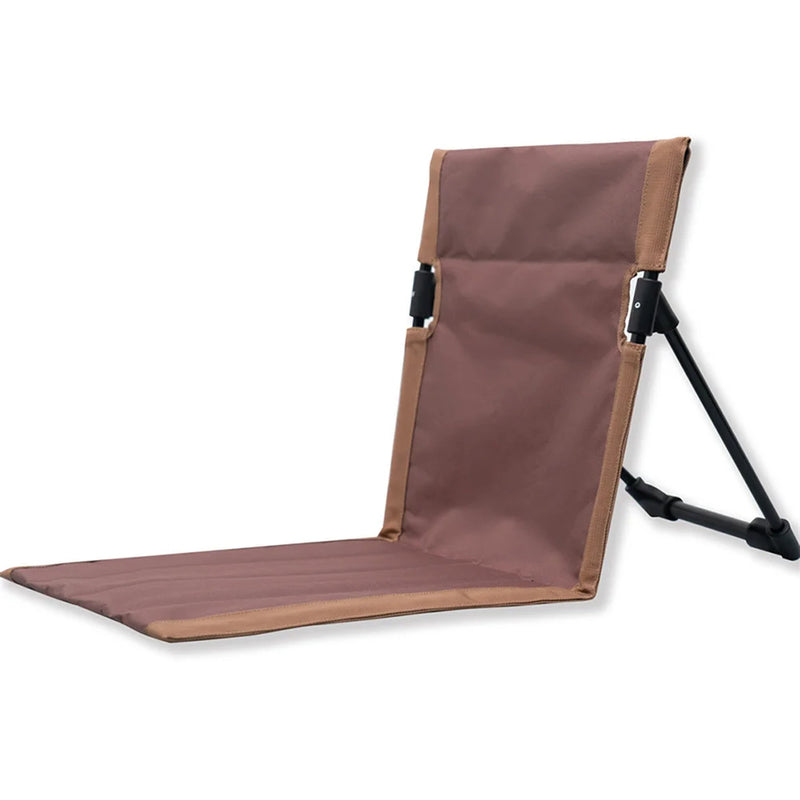 Chaise Camping Pliante Paresseuse avec Coussin Dossier - Jardin Plage