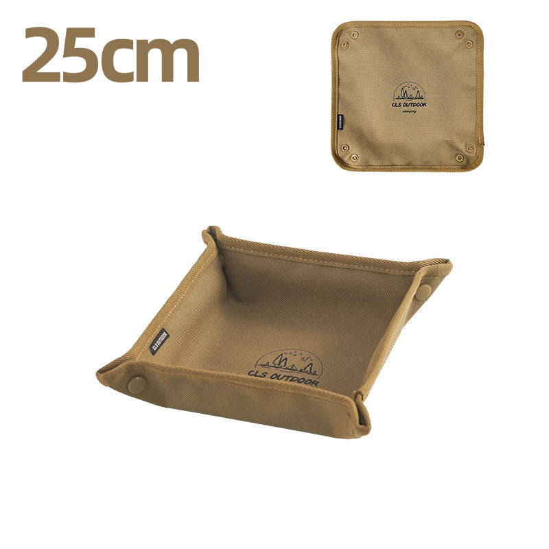 Plateau Rangement Pliant Camping - Boîte Voyage Carrée - Débris