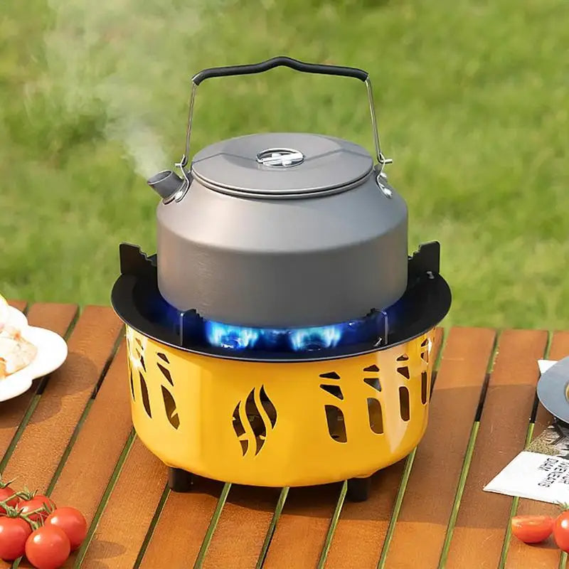 Réchaud Gaz 7 Cœurs Puissant - Cassette Portable - Sac - Camping