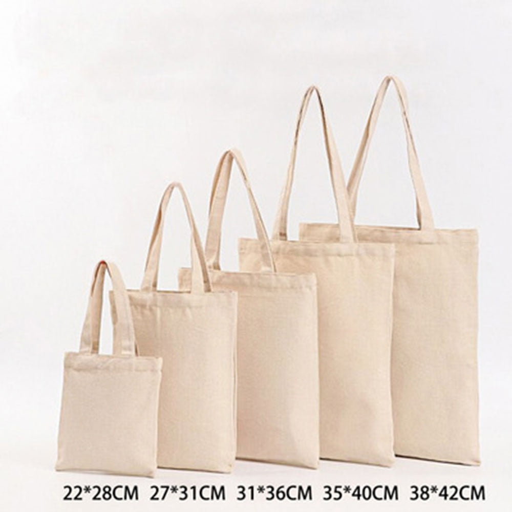 Sac Cabas Toile 6 Tailles - Réutilisable Écologique - Courses Pliable