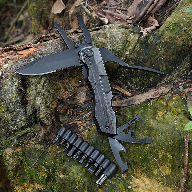 Pince Multifonction Couteau Survie - EDC Camping - 12 Outils