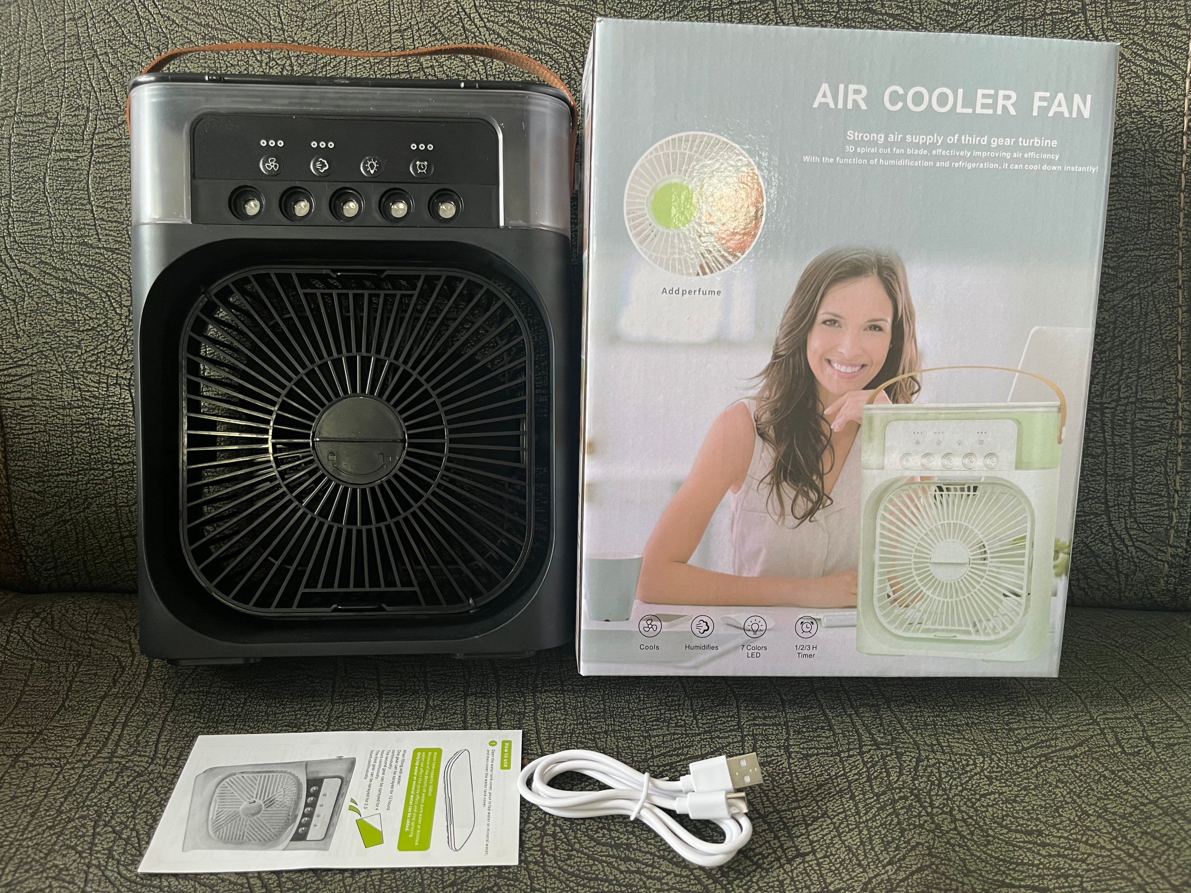 Ventilateur Brumisateur Bureau - Refroidisseur Air - Spray - USB