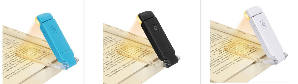 Lampe de lecture LED rechargeable USB avec luminosité réglable