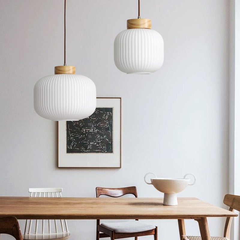 Suspension Bois Chinoise Rétro - Chambre - Lumière Rétro