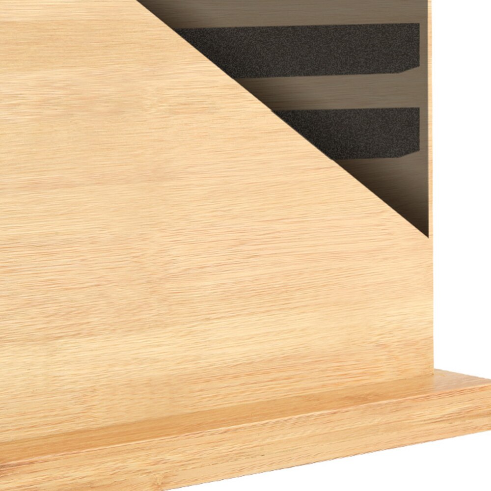 Support Magnétique Double Face Bambou Écologique - Rangement Cuisine