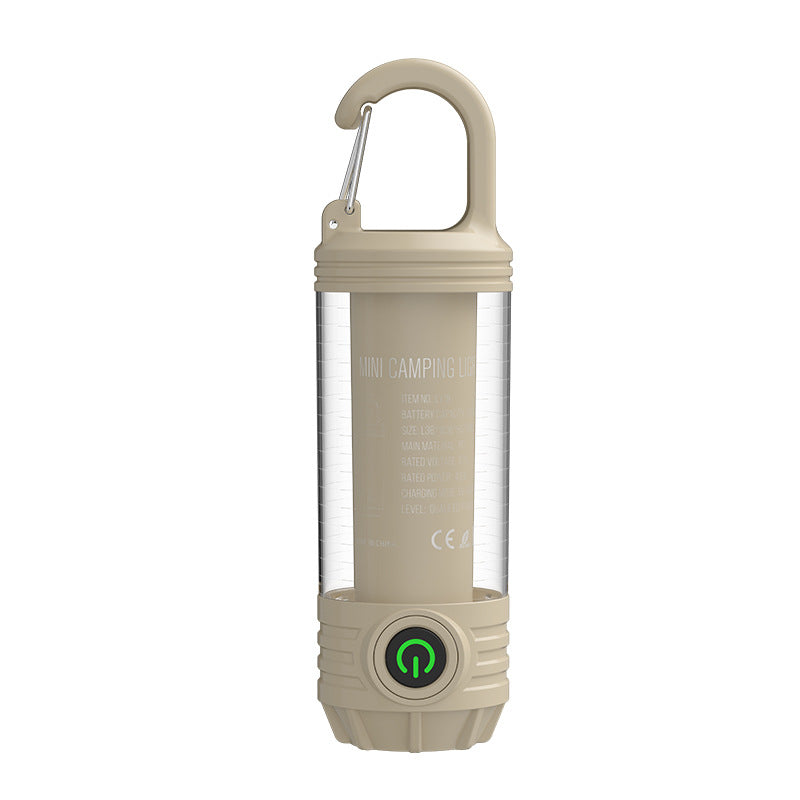 Lampe Camping Rétro Multifonction - Torche Puissante - Rechargeable - Ambiance