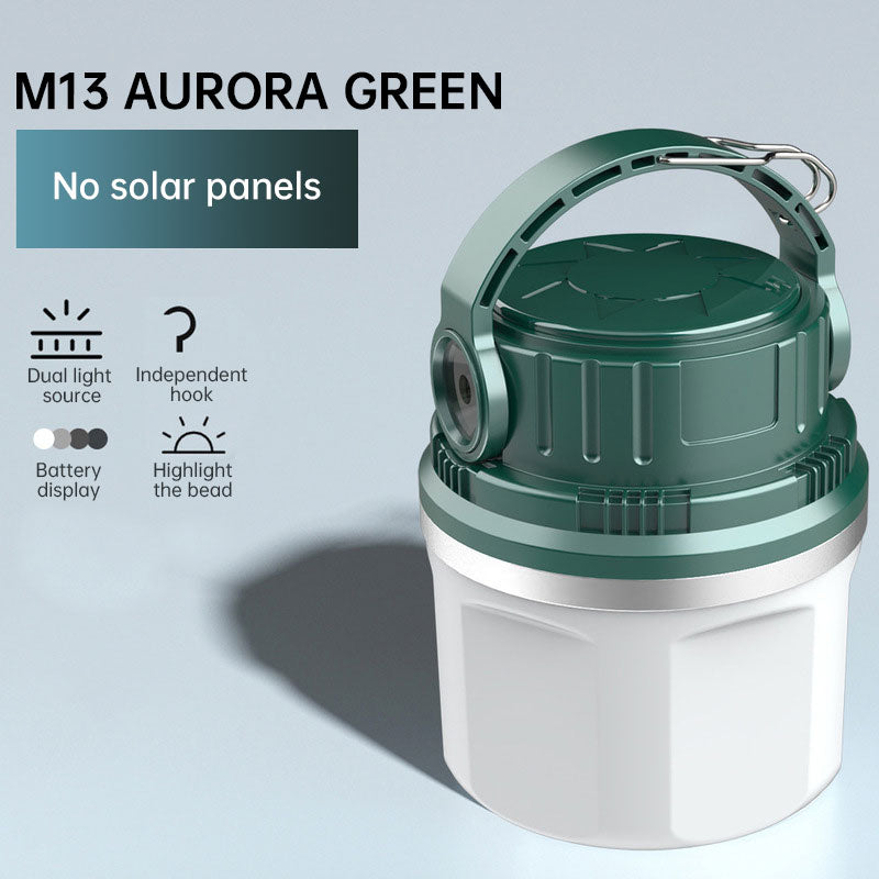 Ampoule Camping Solaire Rechargeable - LED - Maison Urgence