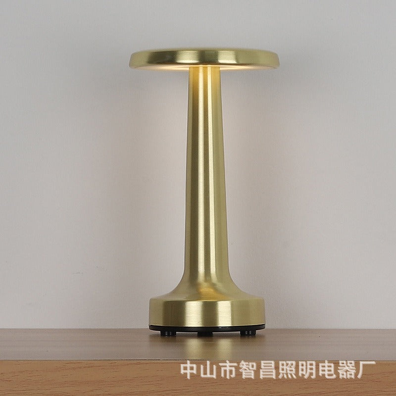 Lampe Table Bar Rétro Tactile LED Rechargeable Sans Fil - Restaurant Café Chambre