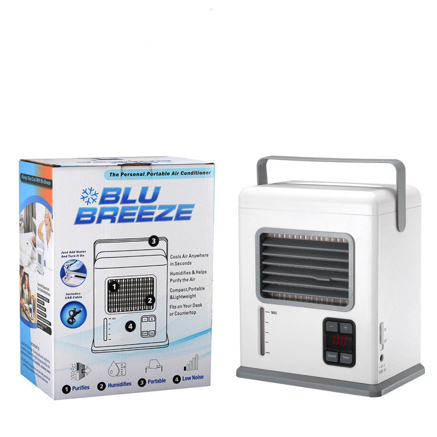 Refroidisseur Air Batterie + Secteur - Bureau - Digital - Blu Breeze