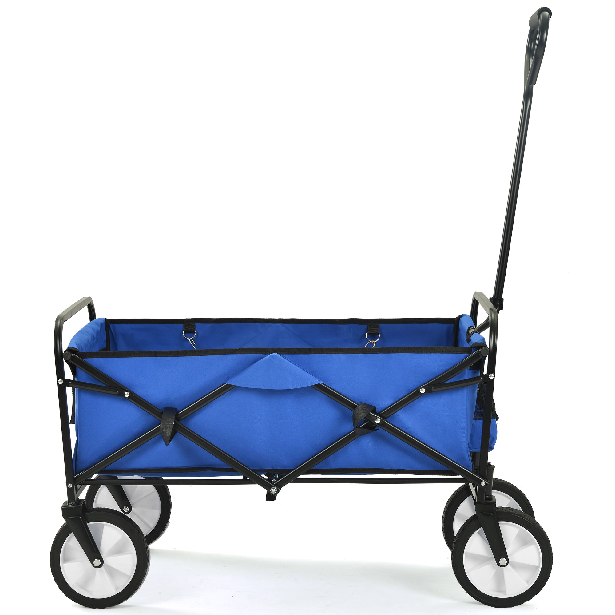 Chariot Pliant Jardin Courses Plage - Bleu - Wagon