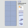 Tapis Yoga TPE Écologique Pliable - Double Face Antidérapant - Voyage Pilates