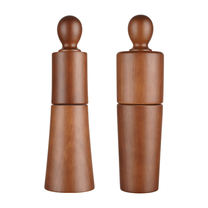 Moulin Poivre Bois Manuel - Céramique - Sel Poivre - Set Cuisine - Nouveau Design