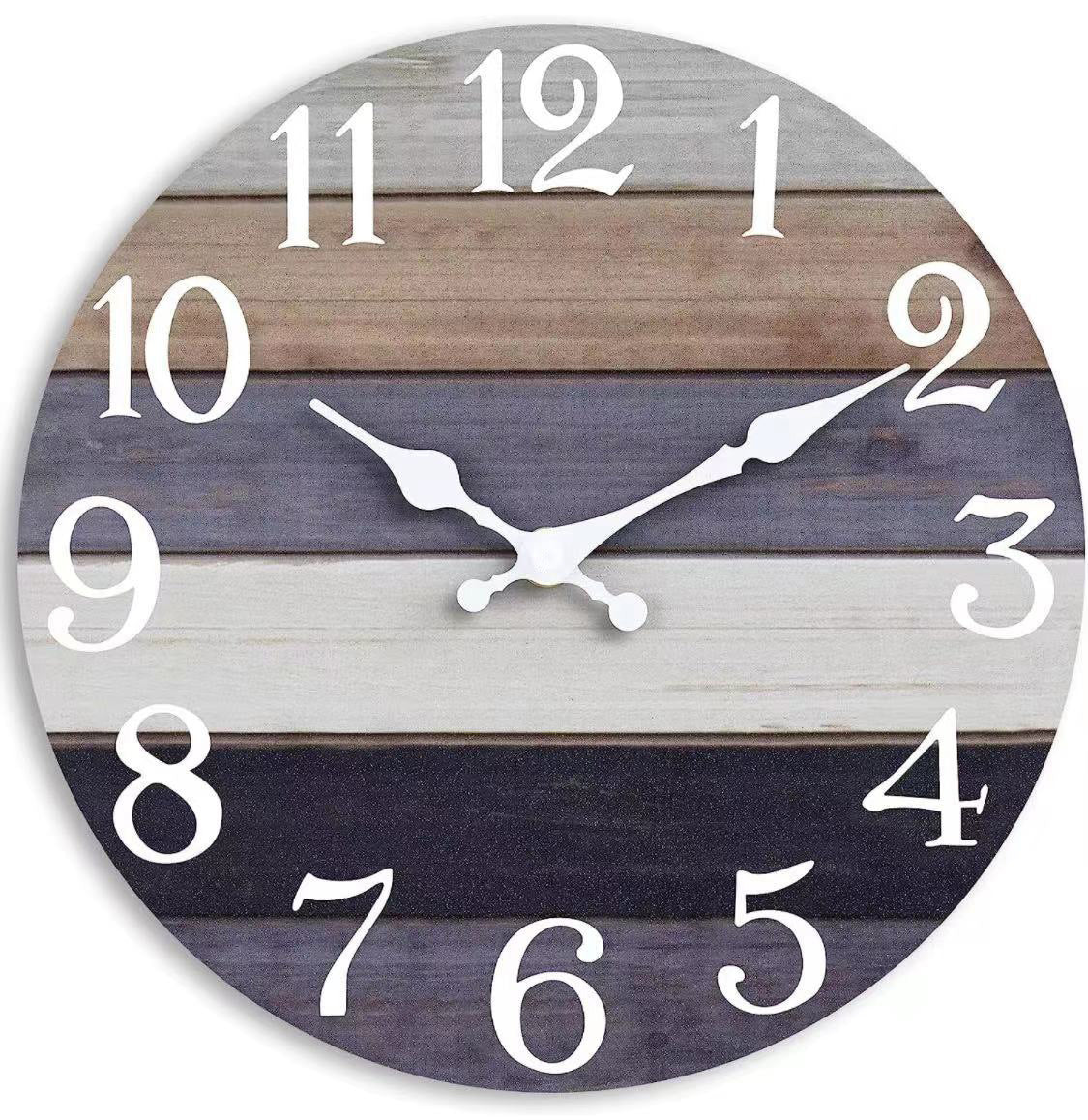 Horloge murale décorative vintage pour la maison