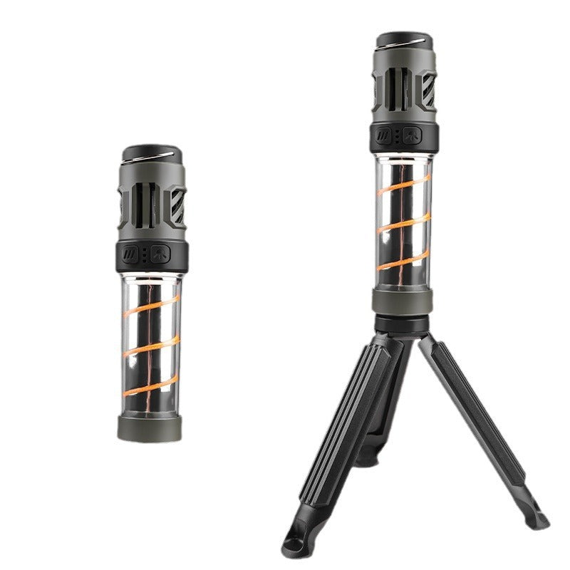 Lampe Camping LED Anti-Moustiques - Trépied - Multifonction - Rechargeable