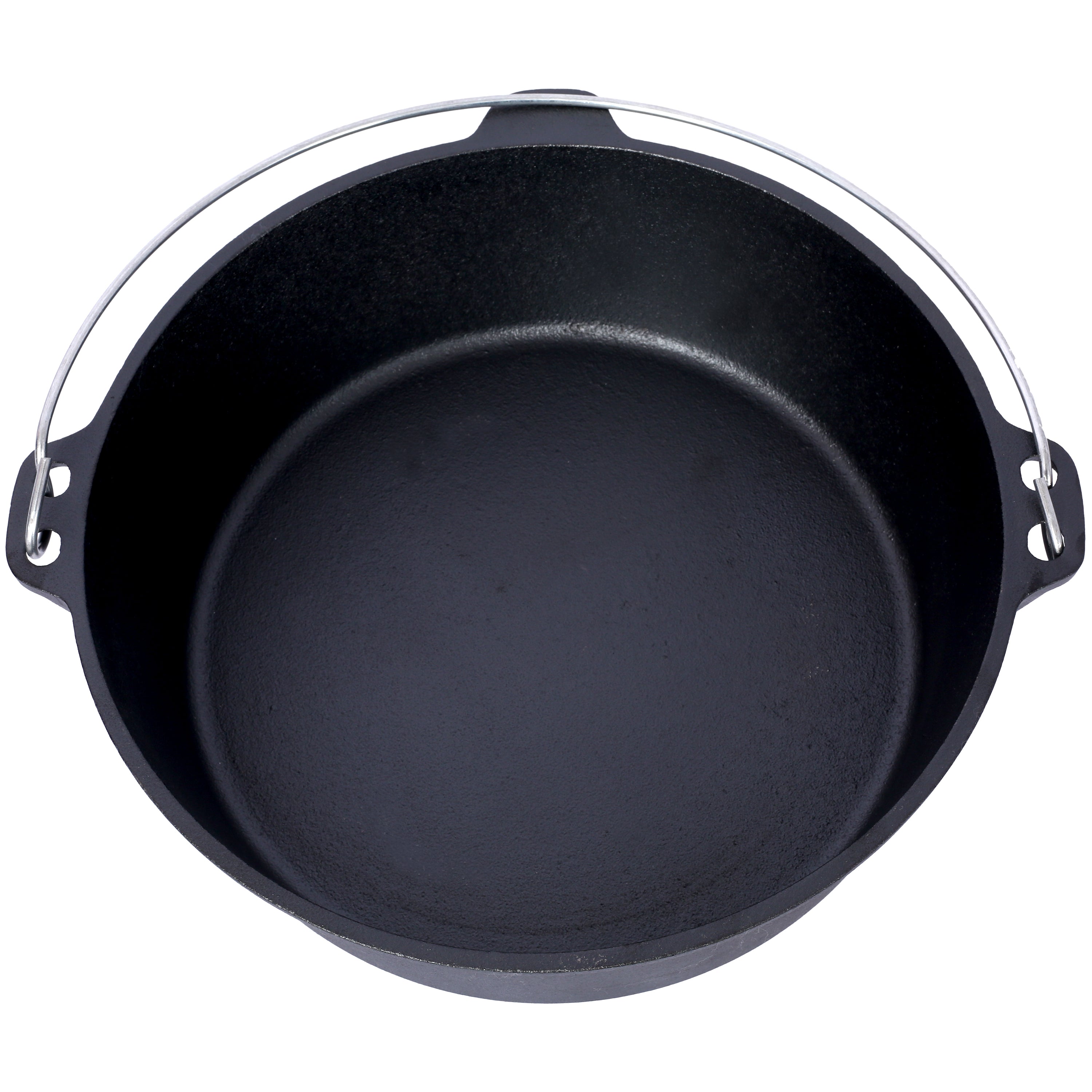 Marmite Fonte 12 Quart avec Couvercle - Camping - BBQ - 11L