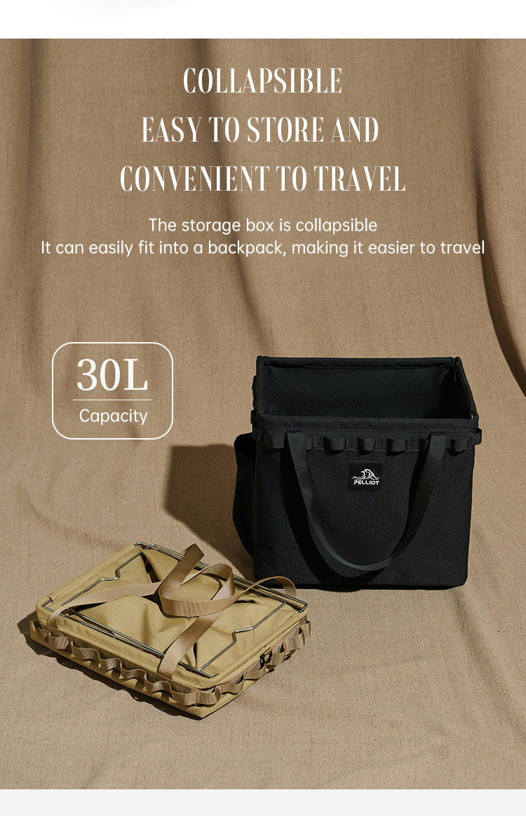 Sac Rangement Pliant Camping - Organisateur Carré - Vaisselle Équipement