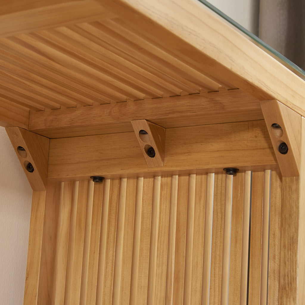 Ensemble Banc + Table Pin Nature - Petit - Entrée Salon Cuisine - Intérieur