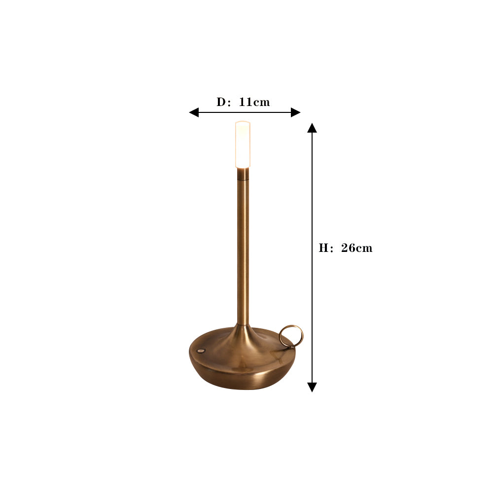 Base Lampe Table Métal Fer - Accessoire Rechargeable - Pied Lampe