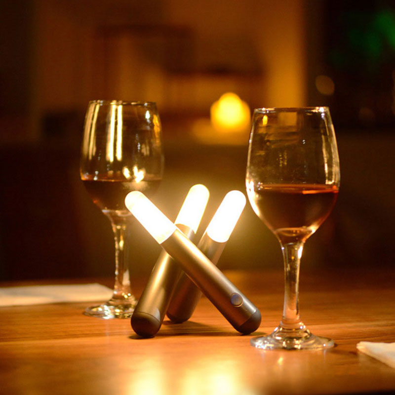 Veilleuse Bureau LED Pliante - USB - Bar Déco - Camping Ambiance
