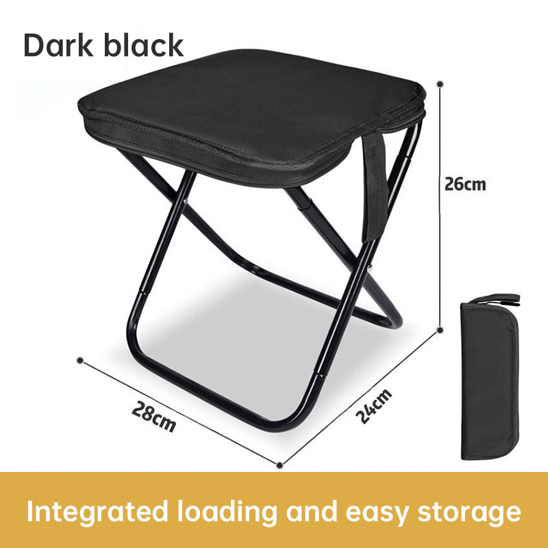 Chaise Pliante Camping Pêche Compacte - Tabouret Train - Mini Banc