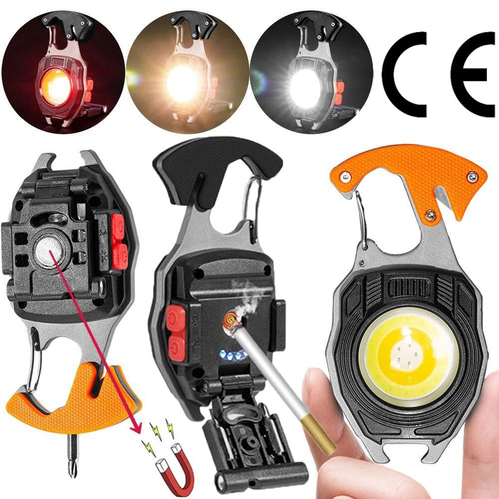 Lampe Porte-Clés Travail - Allume-Cigare Charge - Camping Auto Réparation