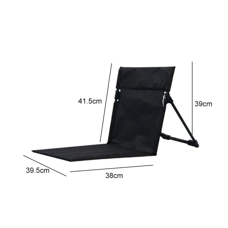 Chaise Camping Pliante Paresseuse avec Coussin Dossier - Jardin Plage