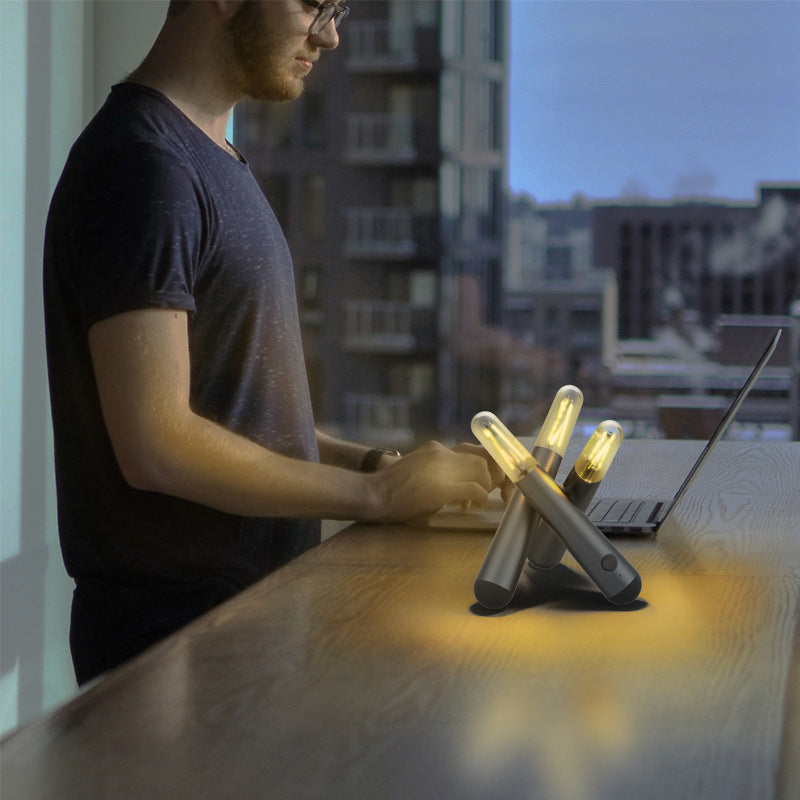 Veilleuse LED Bureau USB - Cadeau Créatif Bar Restaurant - Ambiance Camping