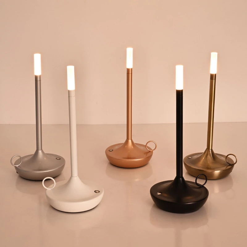 Base Lampe Table Métal Fer - Accessoire Rechargeable - Pied Lampe